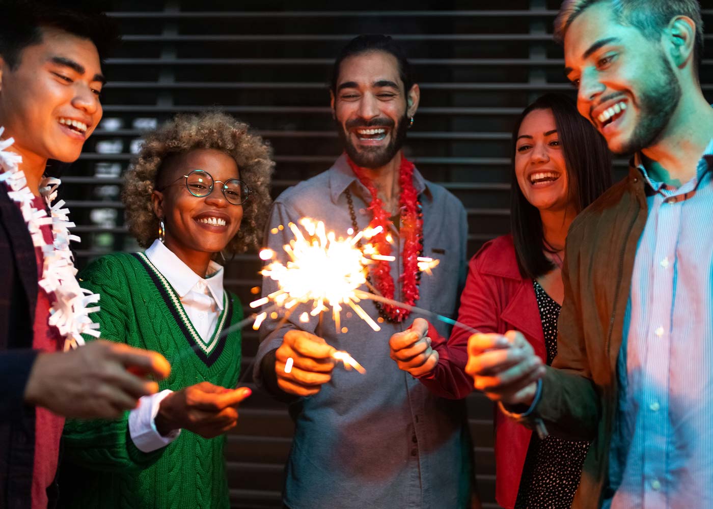 TREC DC Blog - young group of people with sparklers